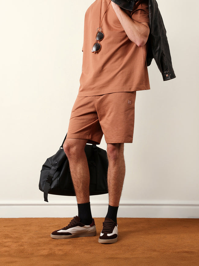 Men Solid Cotton Shorts
