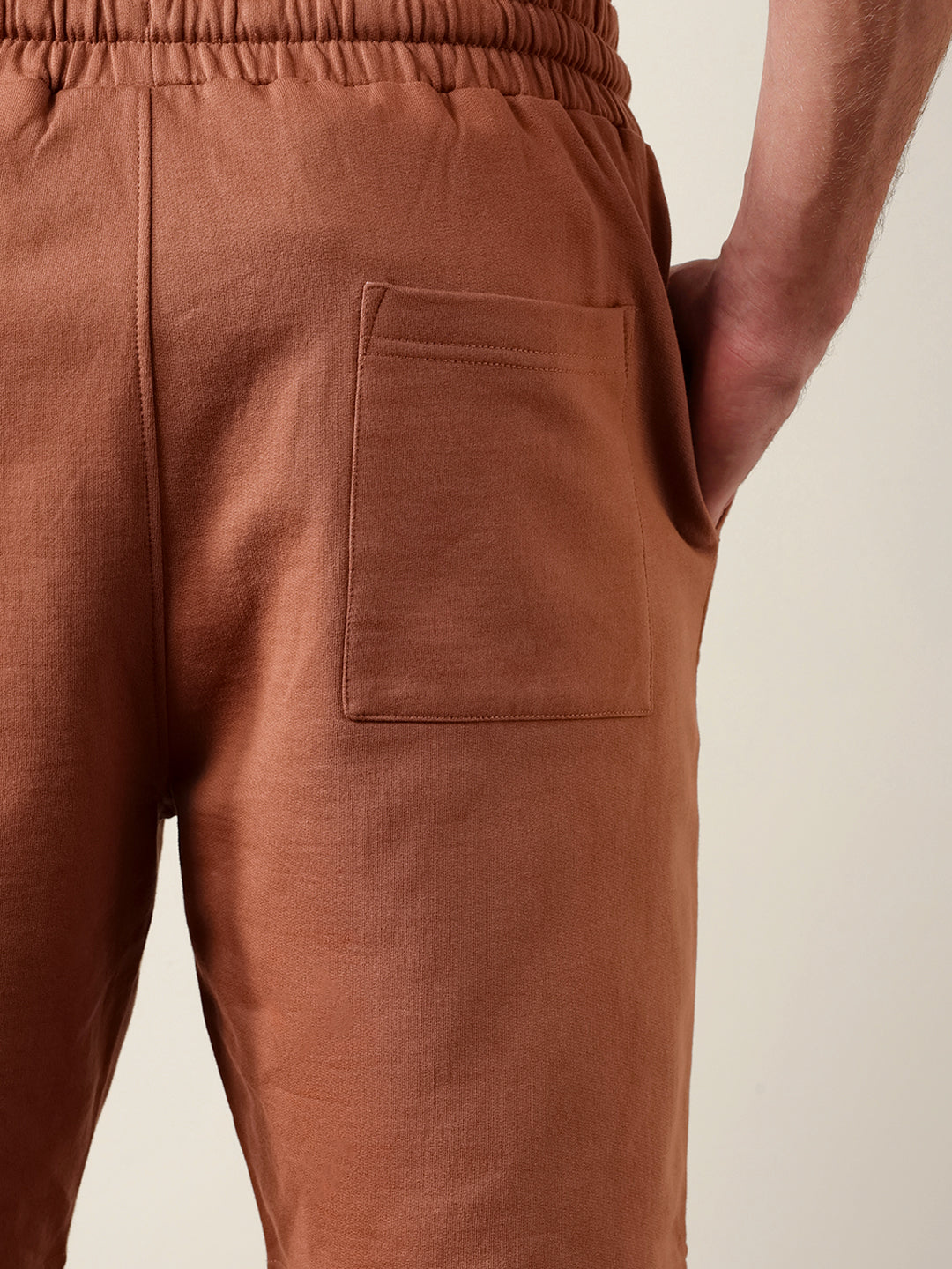 Men Solid Cotton Shorts