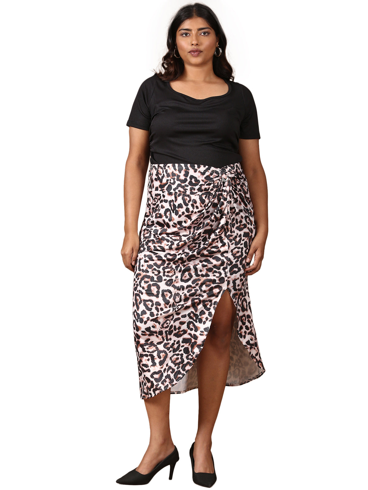 Women Slit Skirt Co-ord with Matching Top