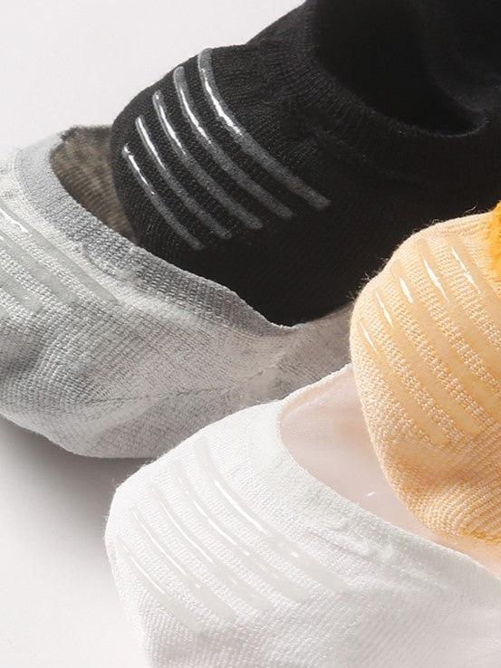 Men Pack of-4 Striped Ankle Length Socks