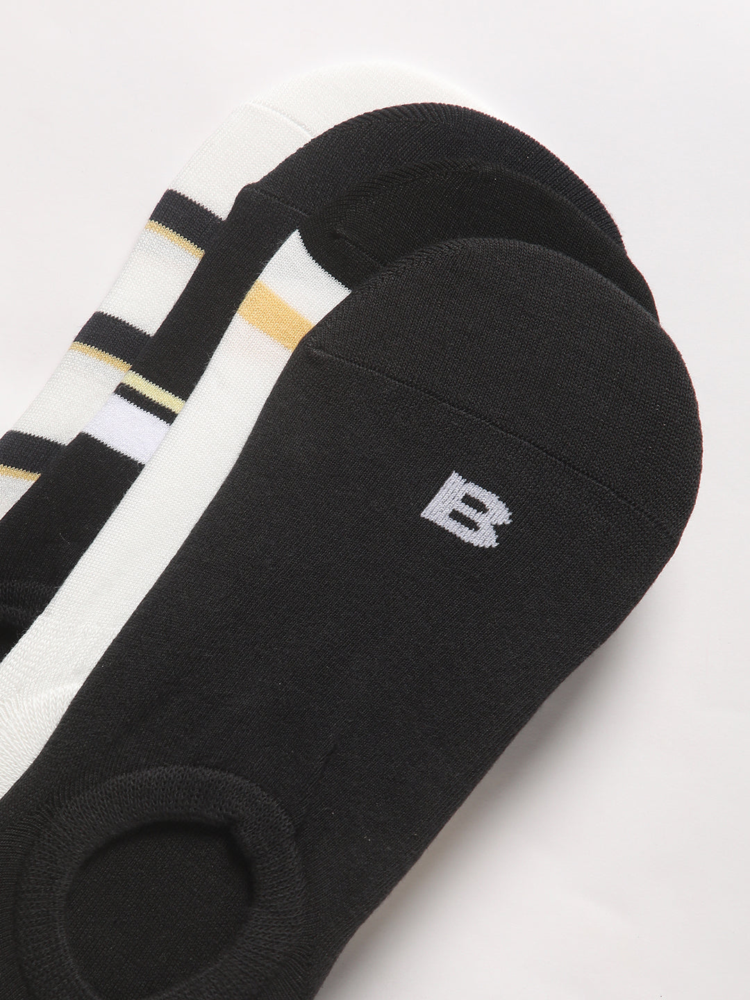Men Pack of-4 Colour blocked Ankle Length Socks