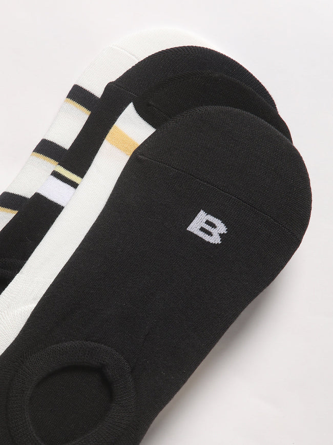 Men Pack of-4 Colour blocked Ankle Length Socks