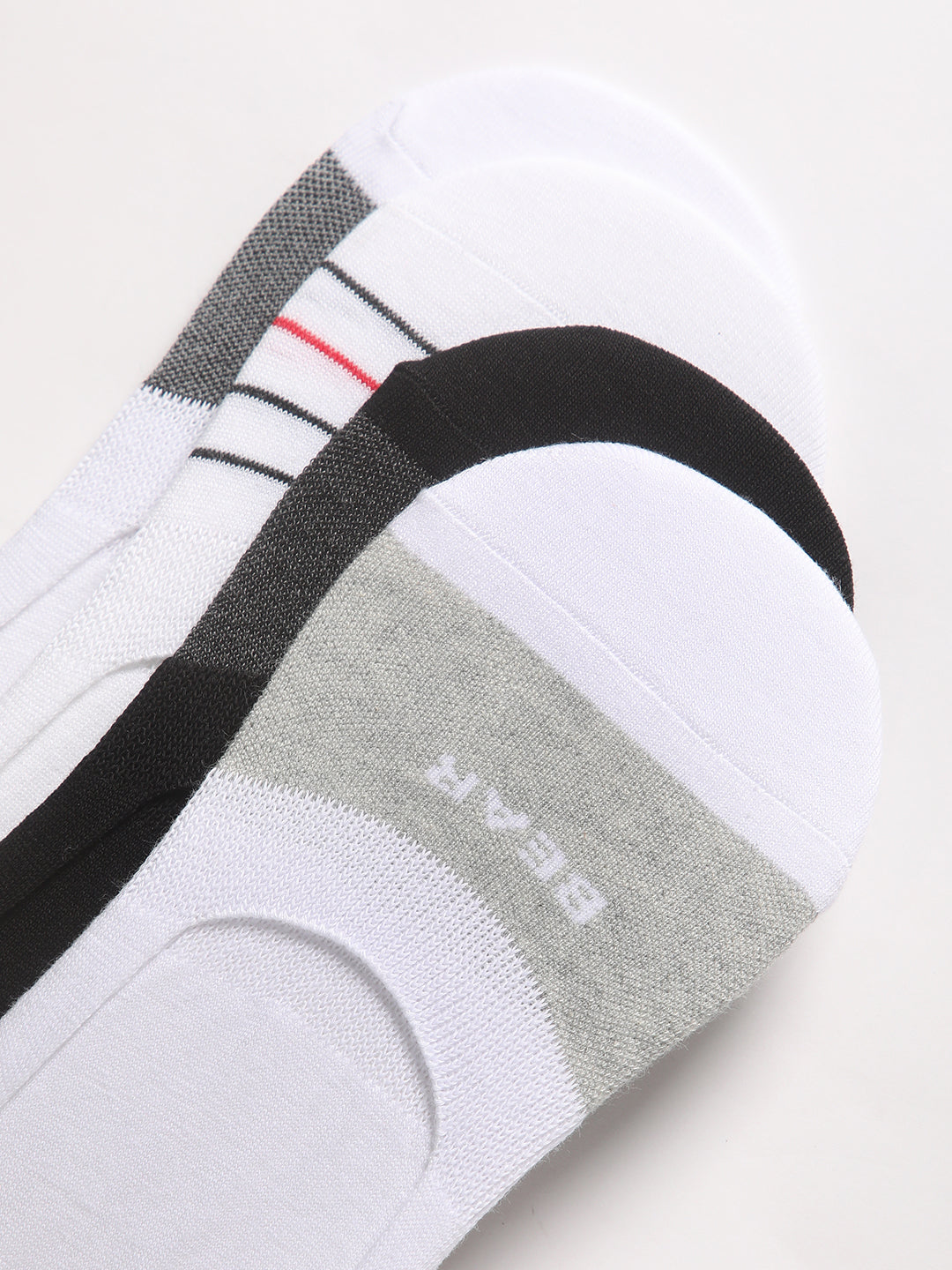 Men Pack of-4 Colour blocked Ankle Length Socks
