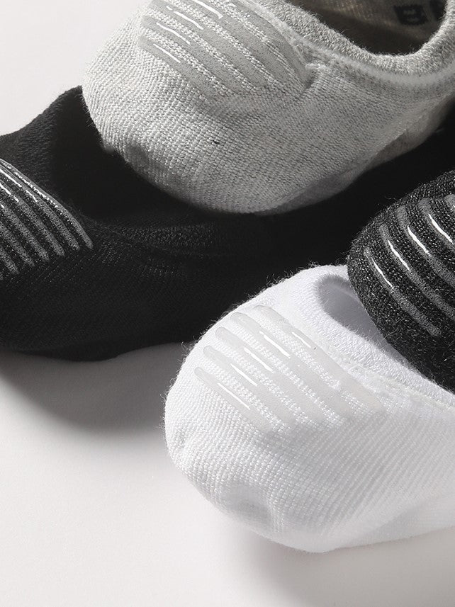 Men Pack of-4 Striped Ankle Length Socks