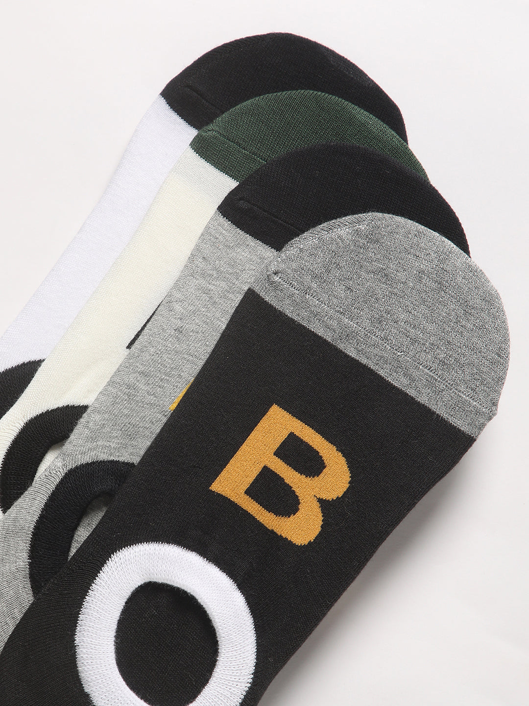 Men Pack of 4 Printed Ankle Length Socks