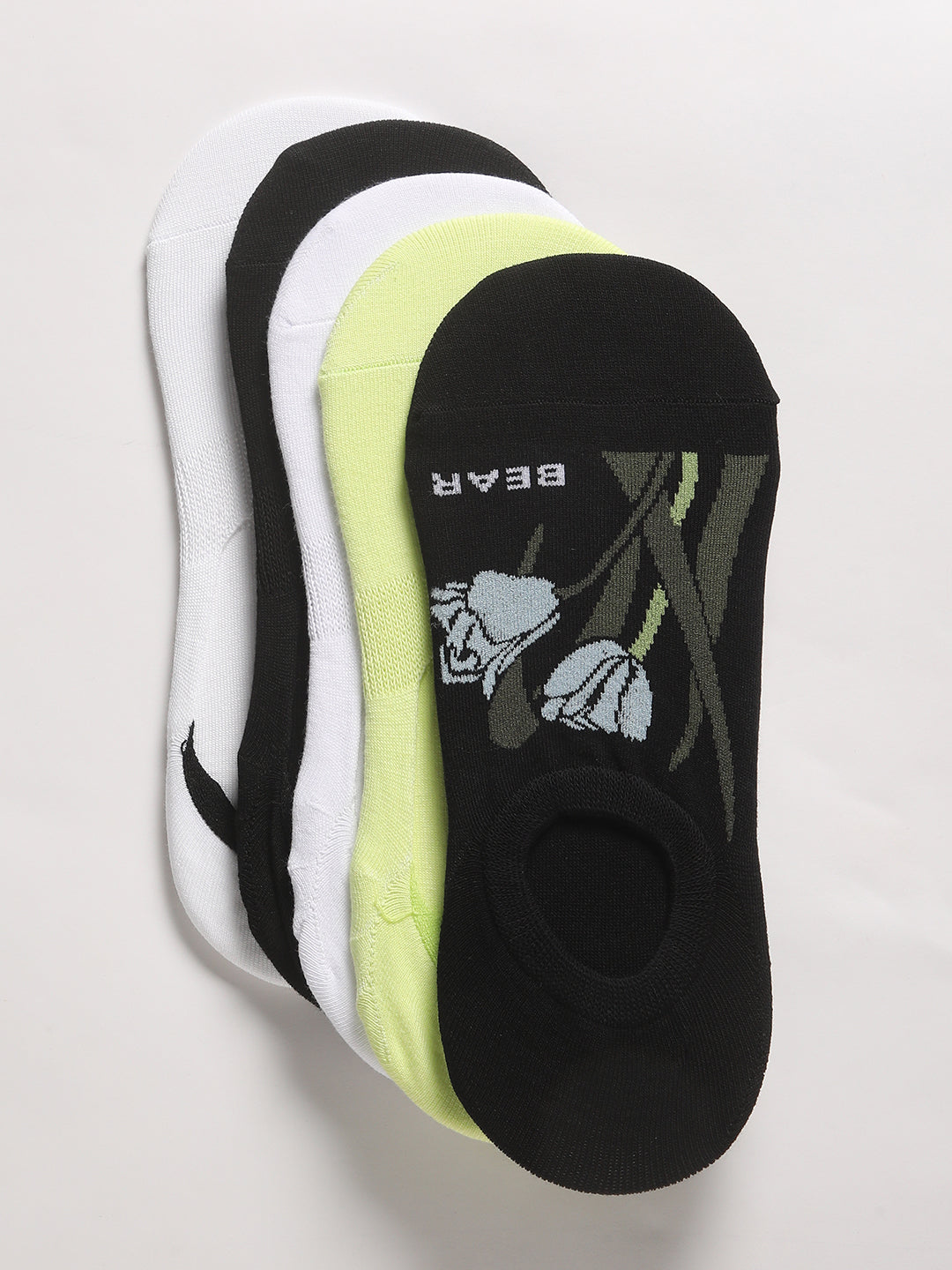 Men Pack of-5 Printed Ankle Length Socks
