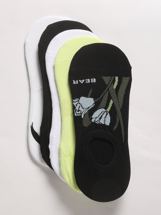 Men Pack of-5 Printed Ankle Length Socks
