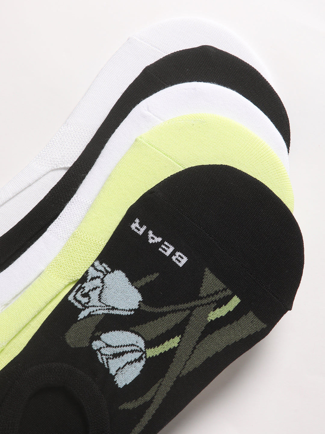 Men Pack of-5 Printed Ankle Length Socks