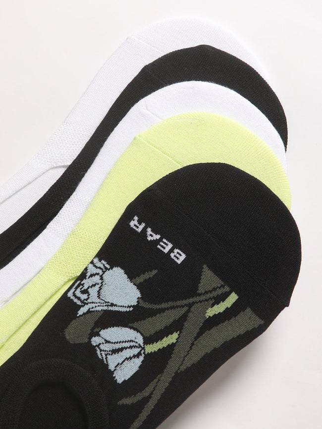 Men Pack of-5 Printed Ankle Length Socks