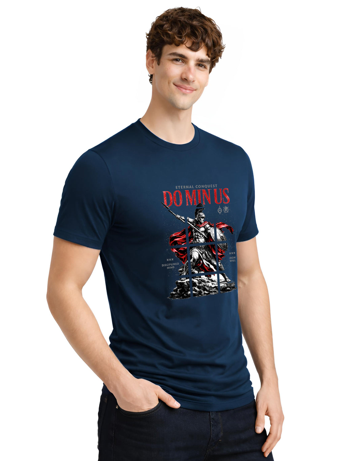 Men Teal Printed Casual T-Shirt