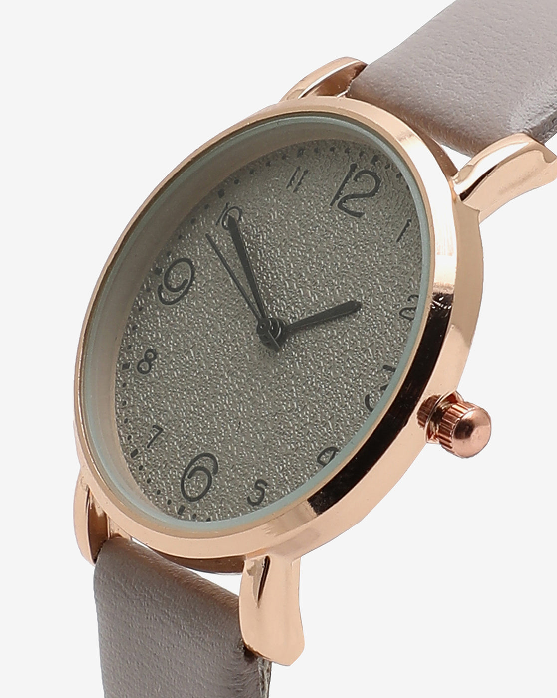 Analog Round Dial With Black Hour Marker