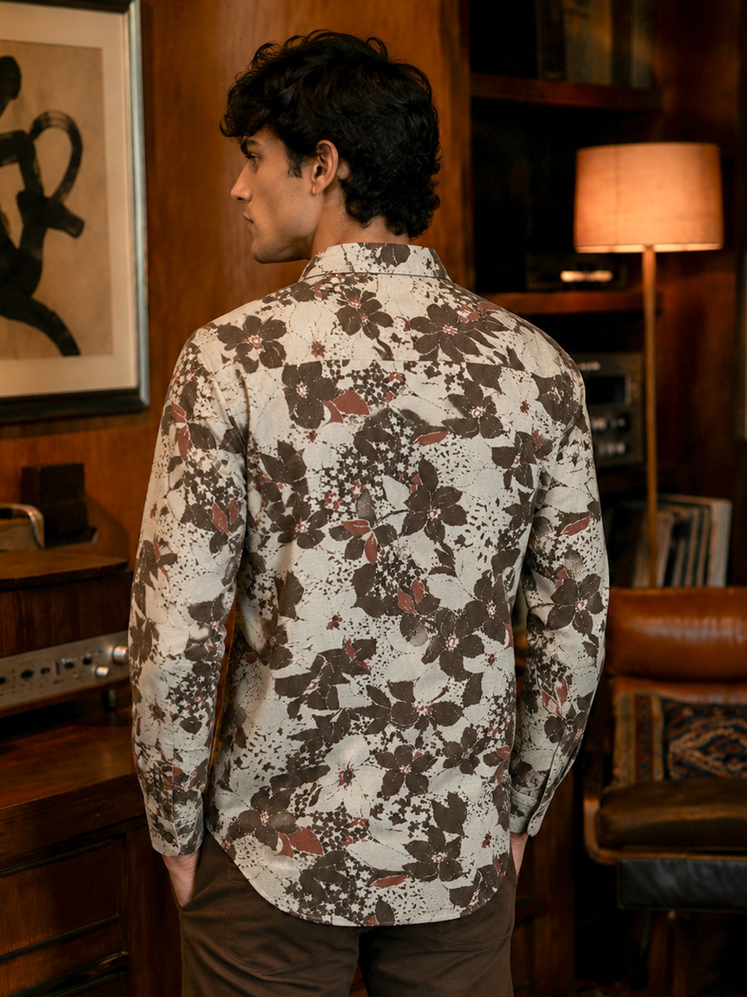 Men Multi Floral Printed Cotton Shirt