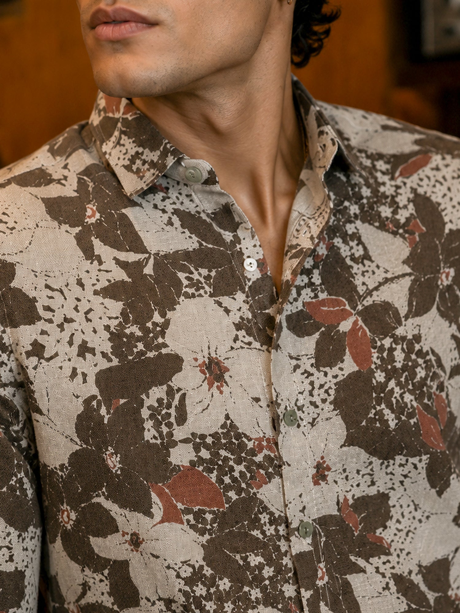 Men Multi Floral Printed Cotton Shirt