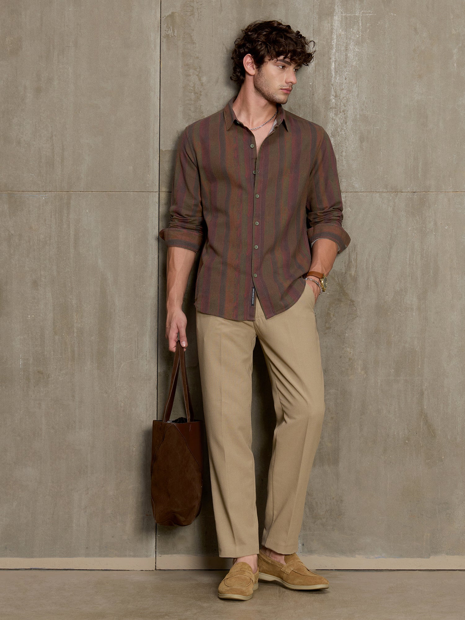 Men Multi Striped Smart Casual Shirt