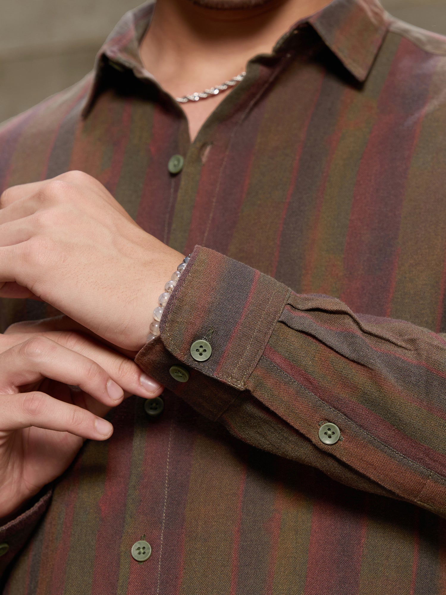 Men Multi Striped Smart Casual Shirt
