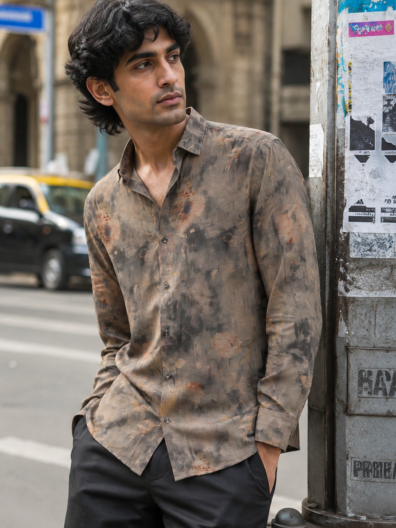 Men Multi Floral Printed Regular Fit Shirt