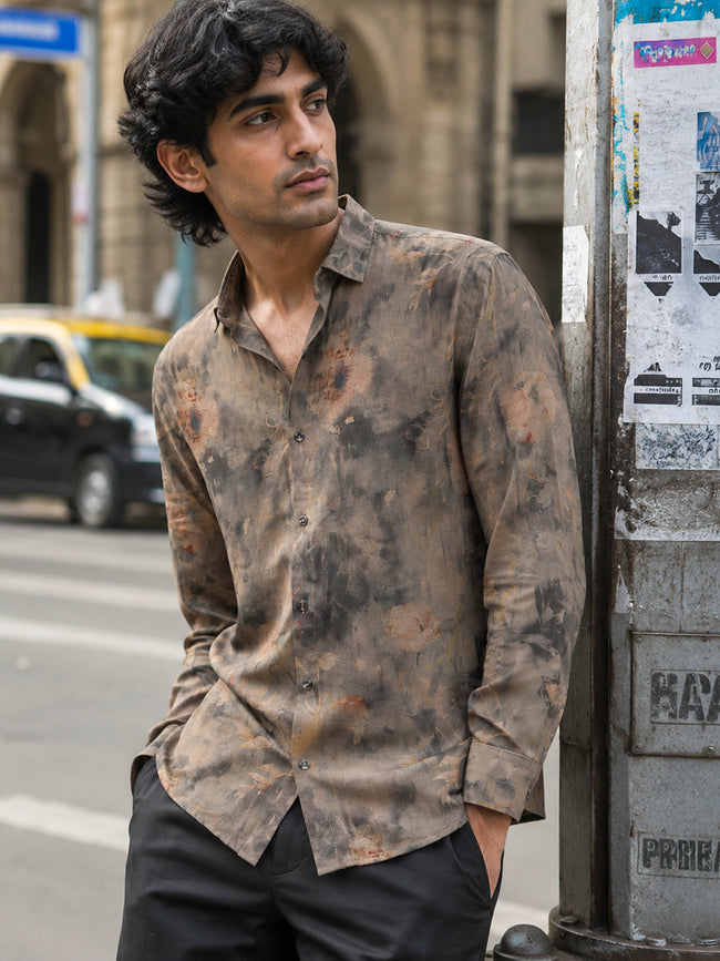 Men Multi Floral Printed Regular Fit Shirt