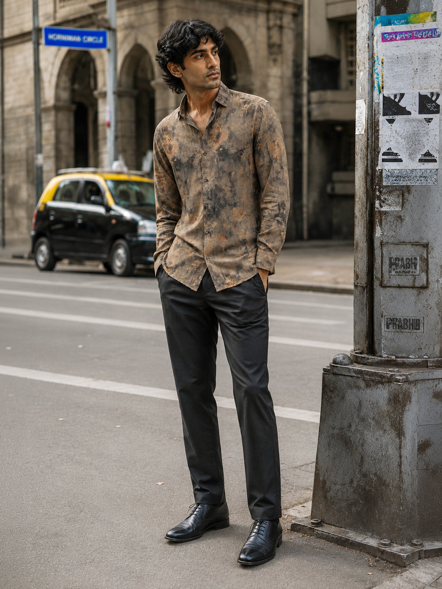 Men Multi Floral Printed Regular Fit Shirt