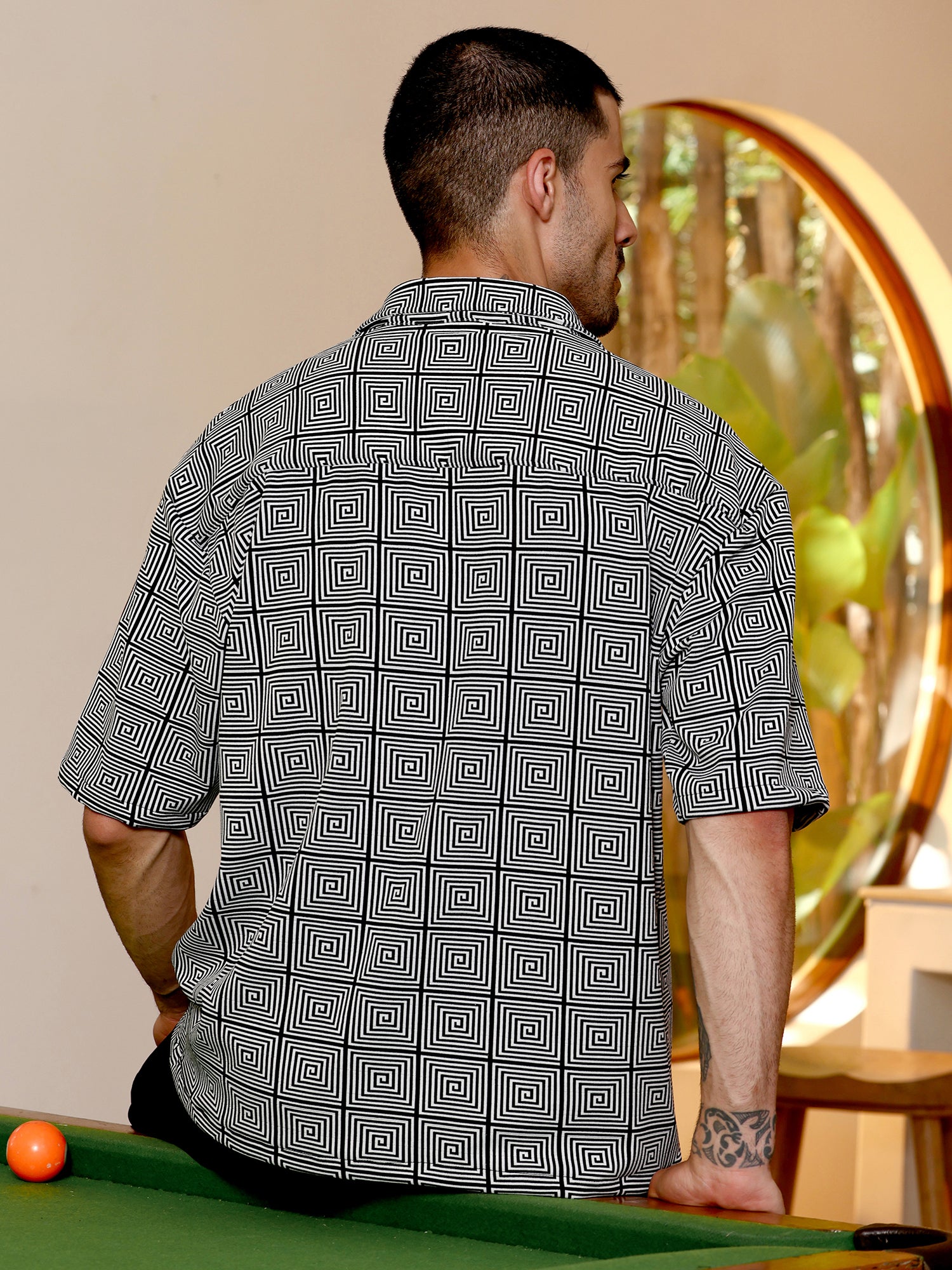 Men Black Casual Shirt
