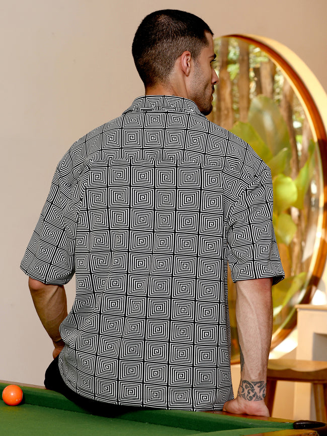 Men Black Casual Shirt