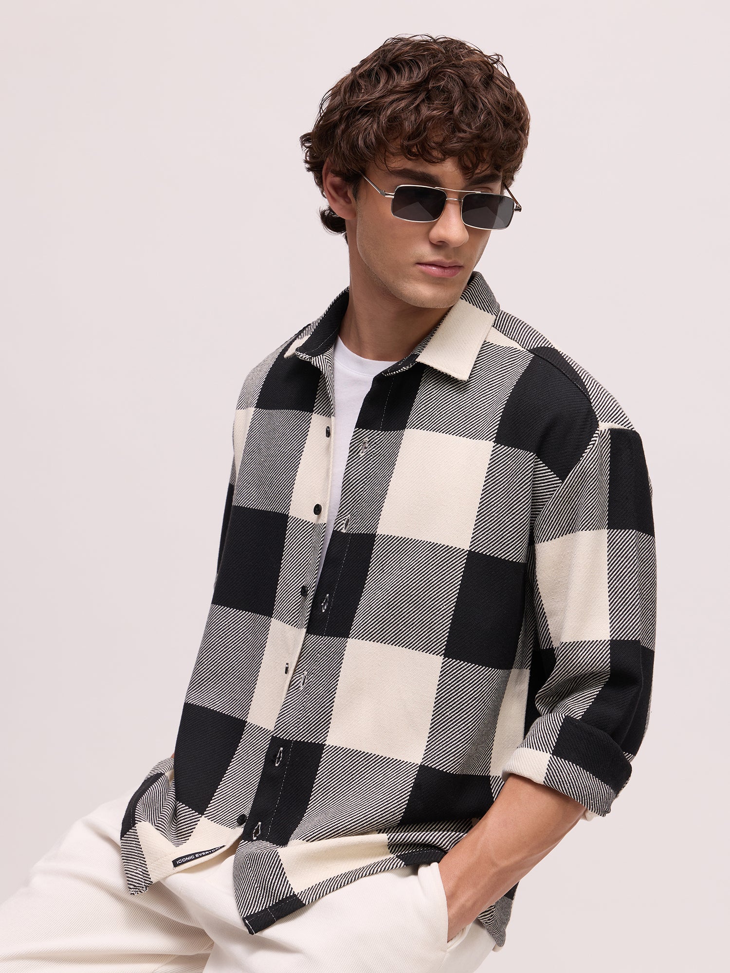 Men Multi Buffalo Checked Shirt