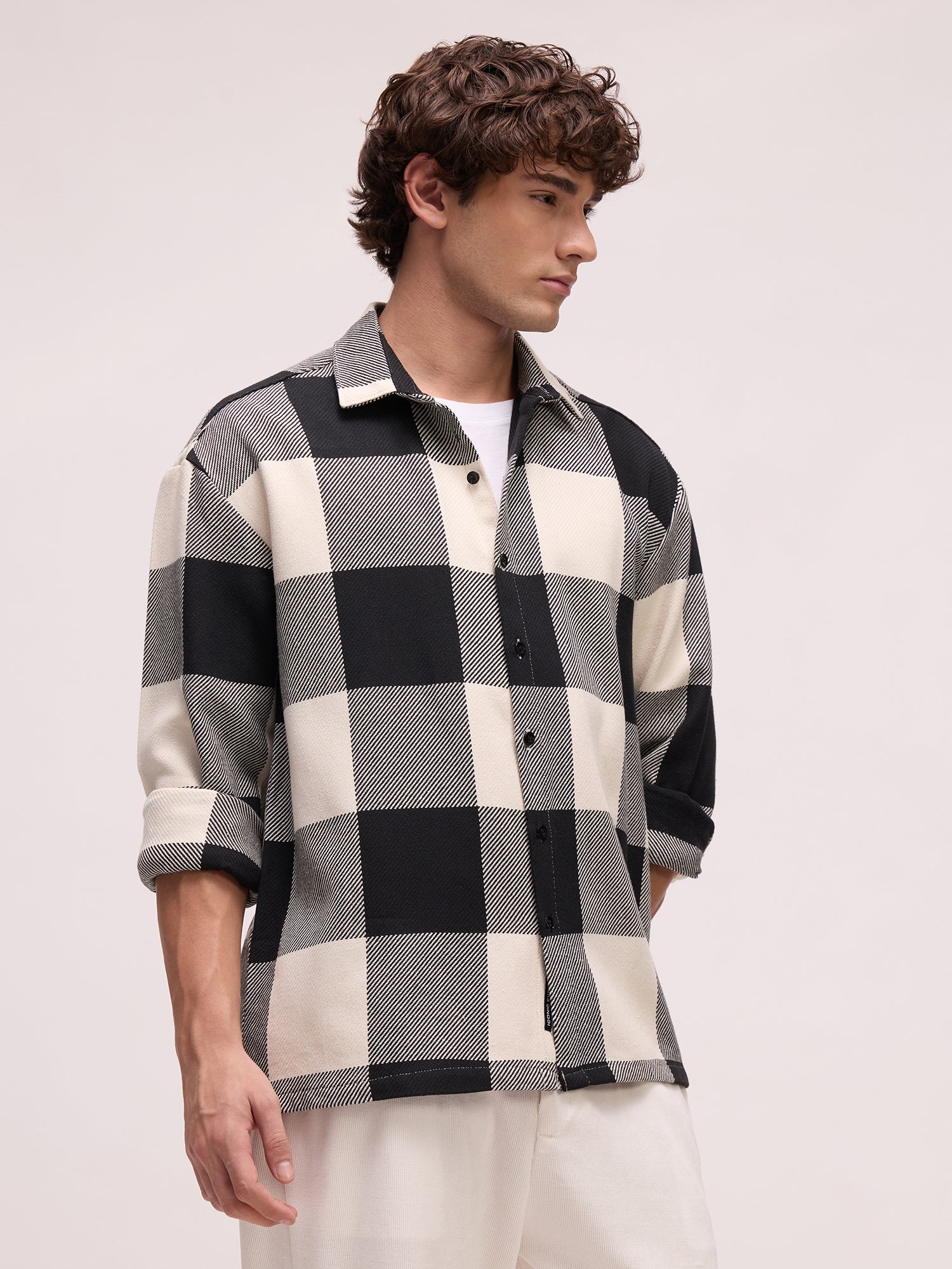 Men Multi Buffalo Checked Shirt