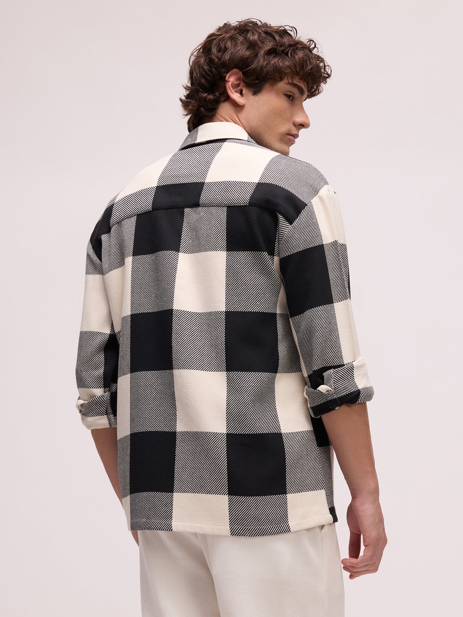 Men Multi Buffalo Checked Shirt