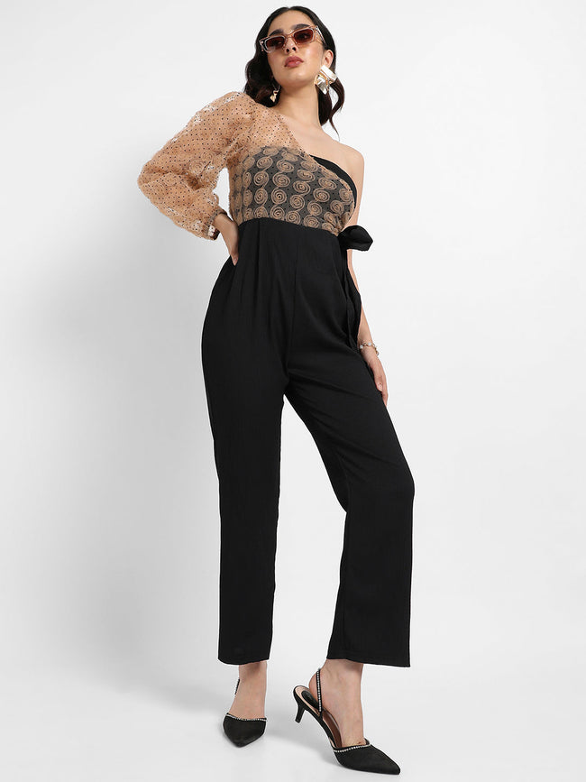 Women Multi Self-Design Jumpsuit