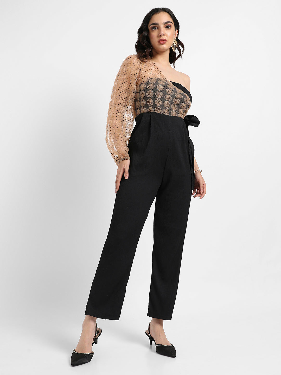 Women Multi Self-Design Jumpsuit