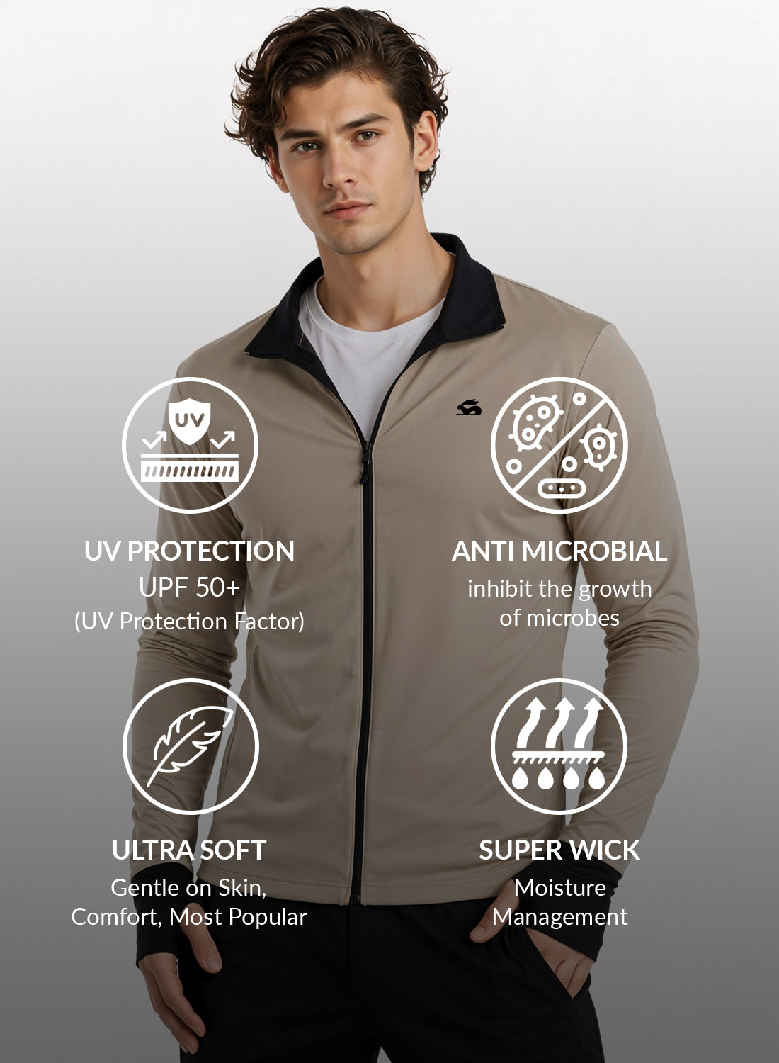 Men Sunscreen Jacket