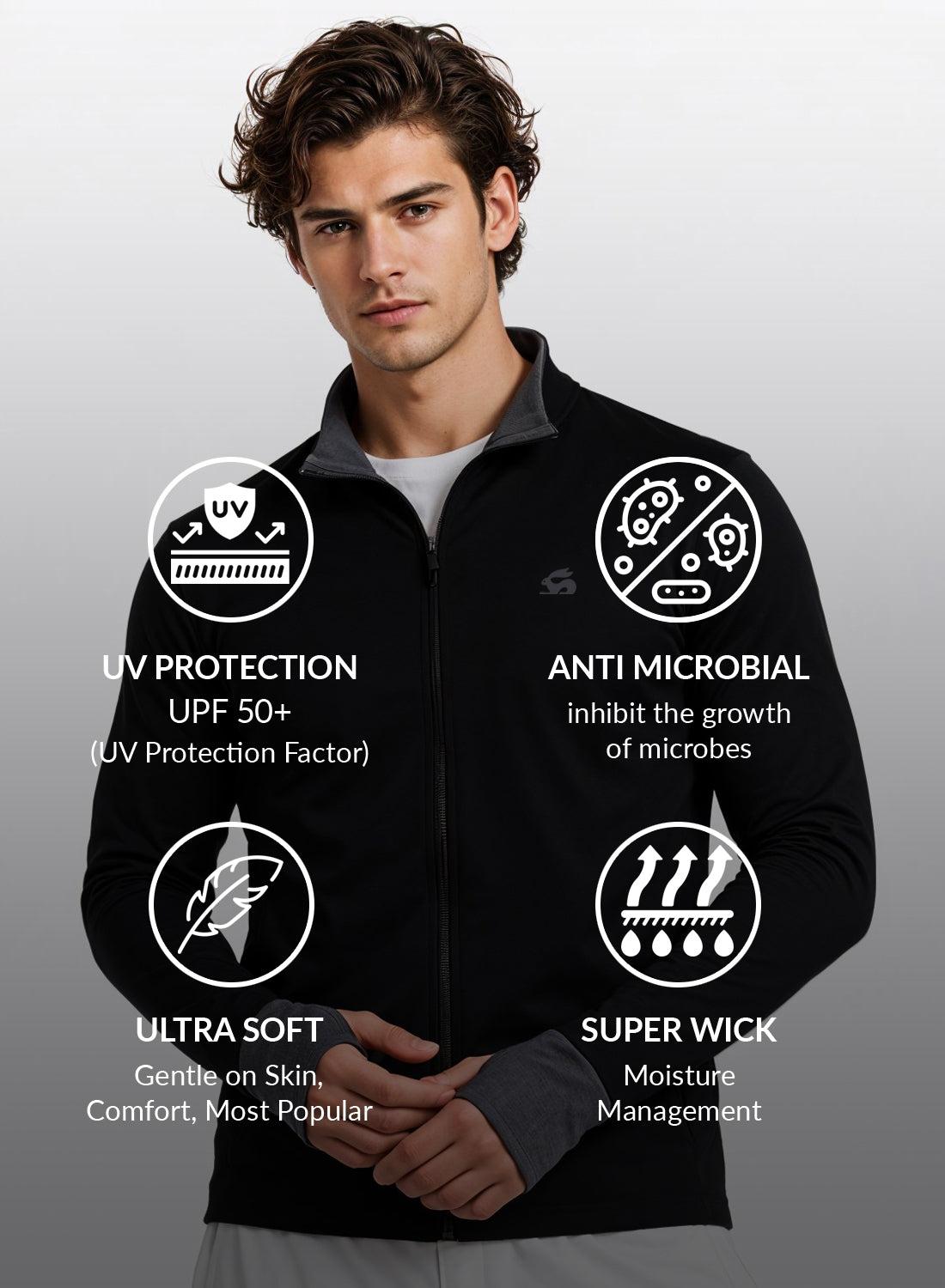 Men Sunscreen Jacket