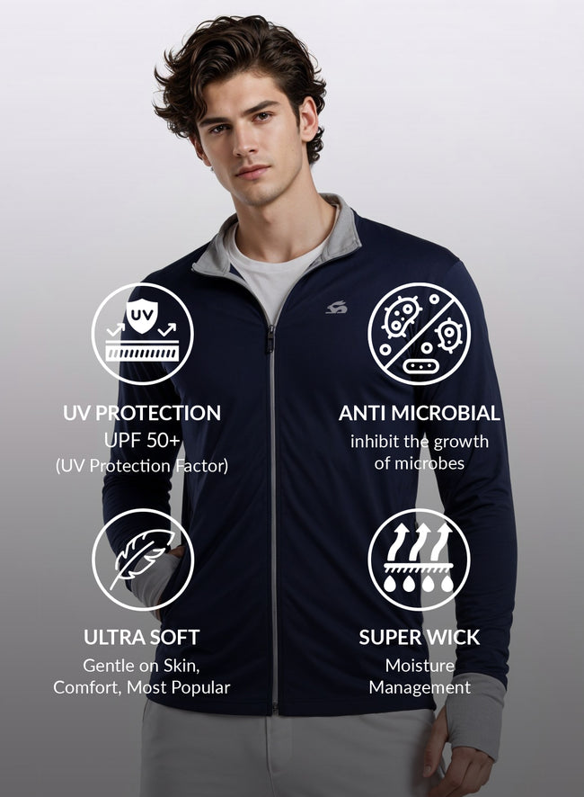 Men Sunscreen Jacket