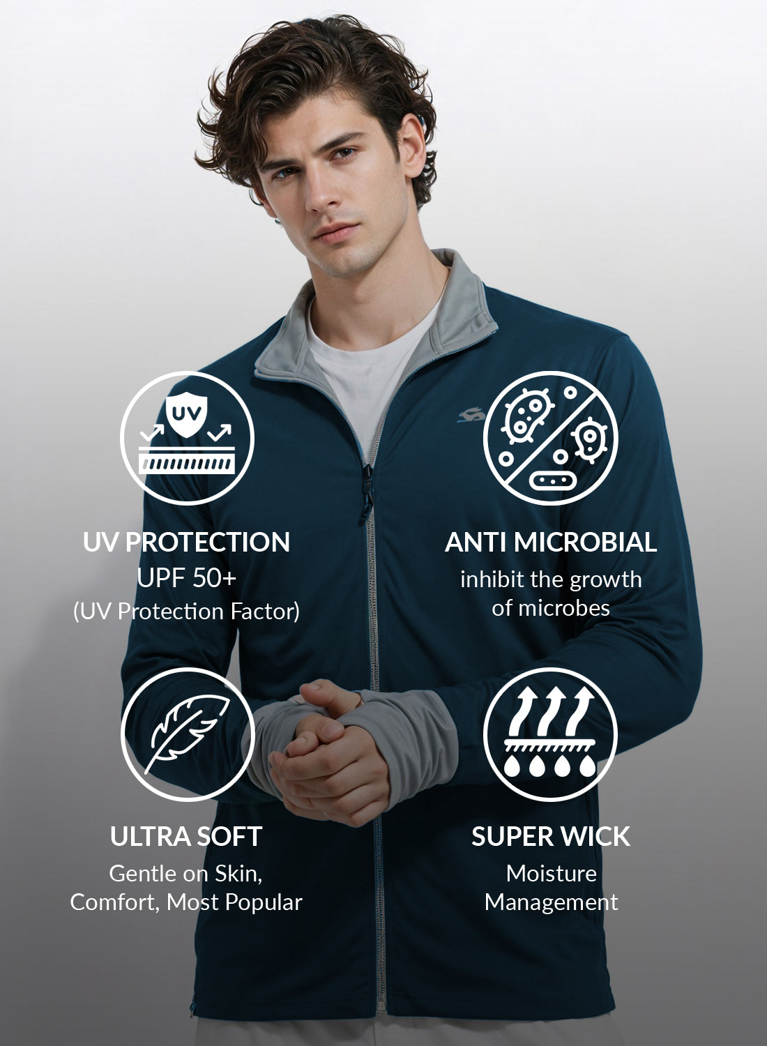 Men Sunscreen Jacket