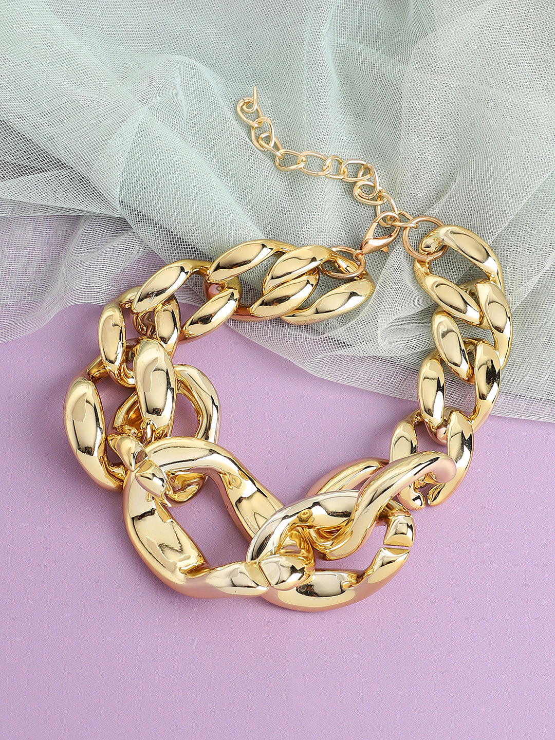 Women Toned Gold-Plated Necklace
