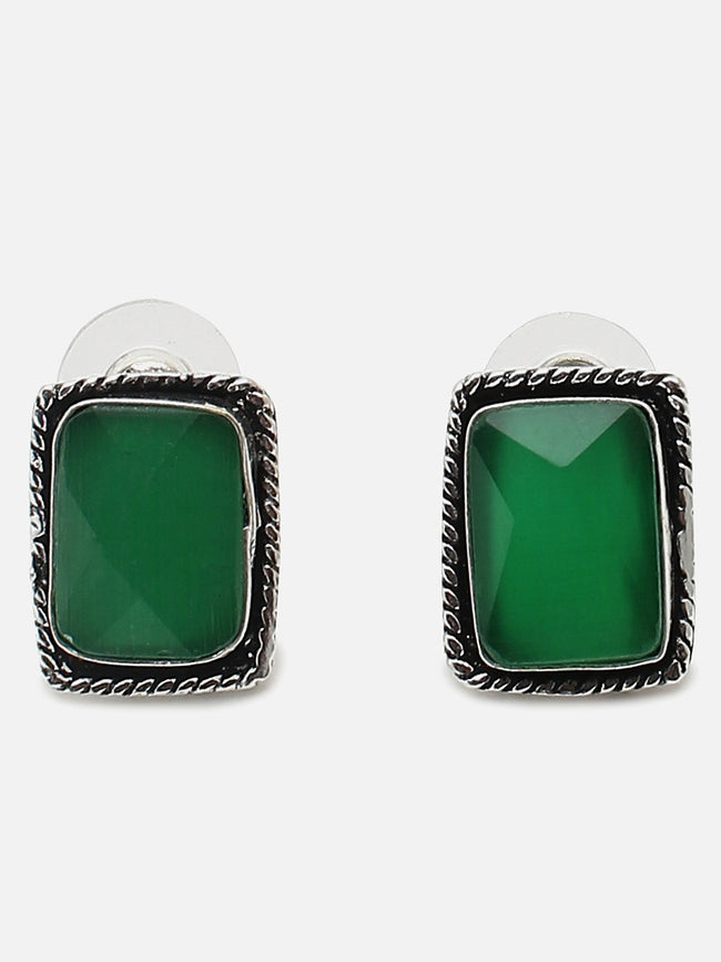 Women Gold Plated Designer Stone Drop Earring
