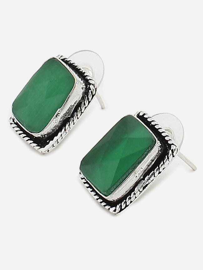 Women Gold Plated Designer Stone Drop Earring