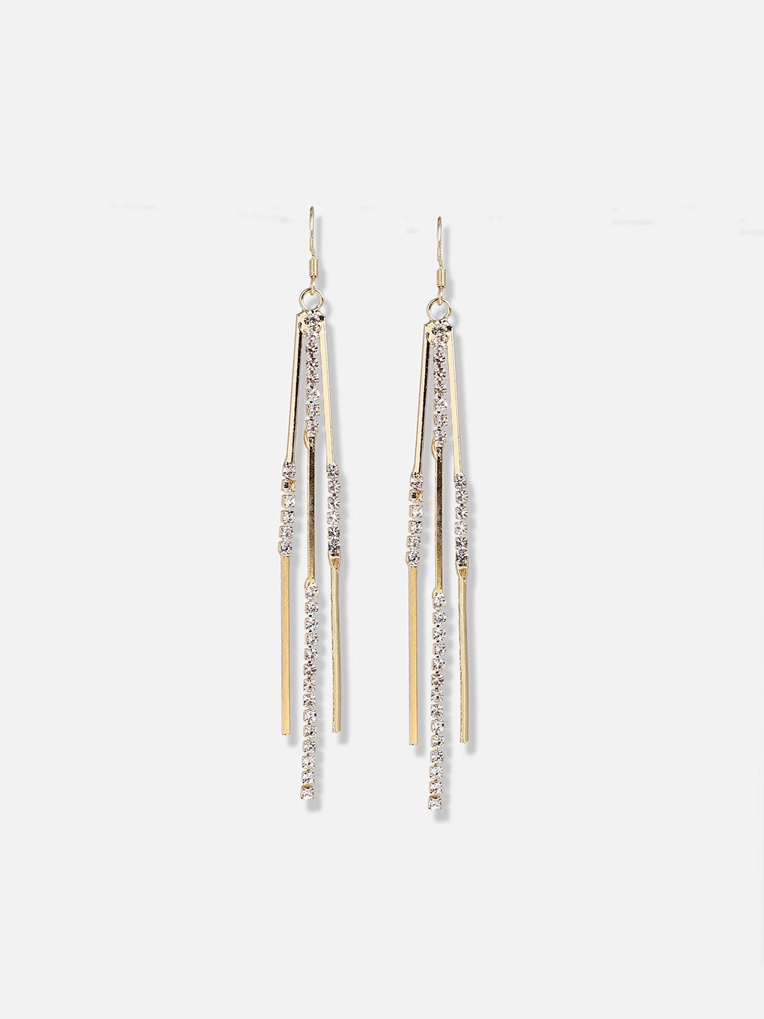 Women Gold Plated Pearls Casual Drop Earring