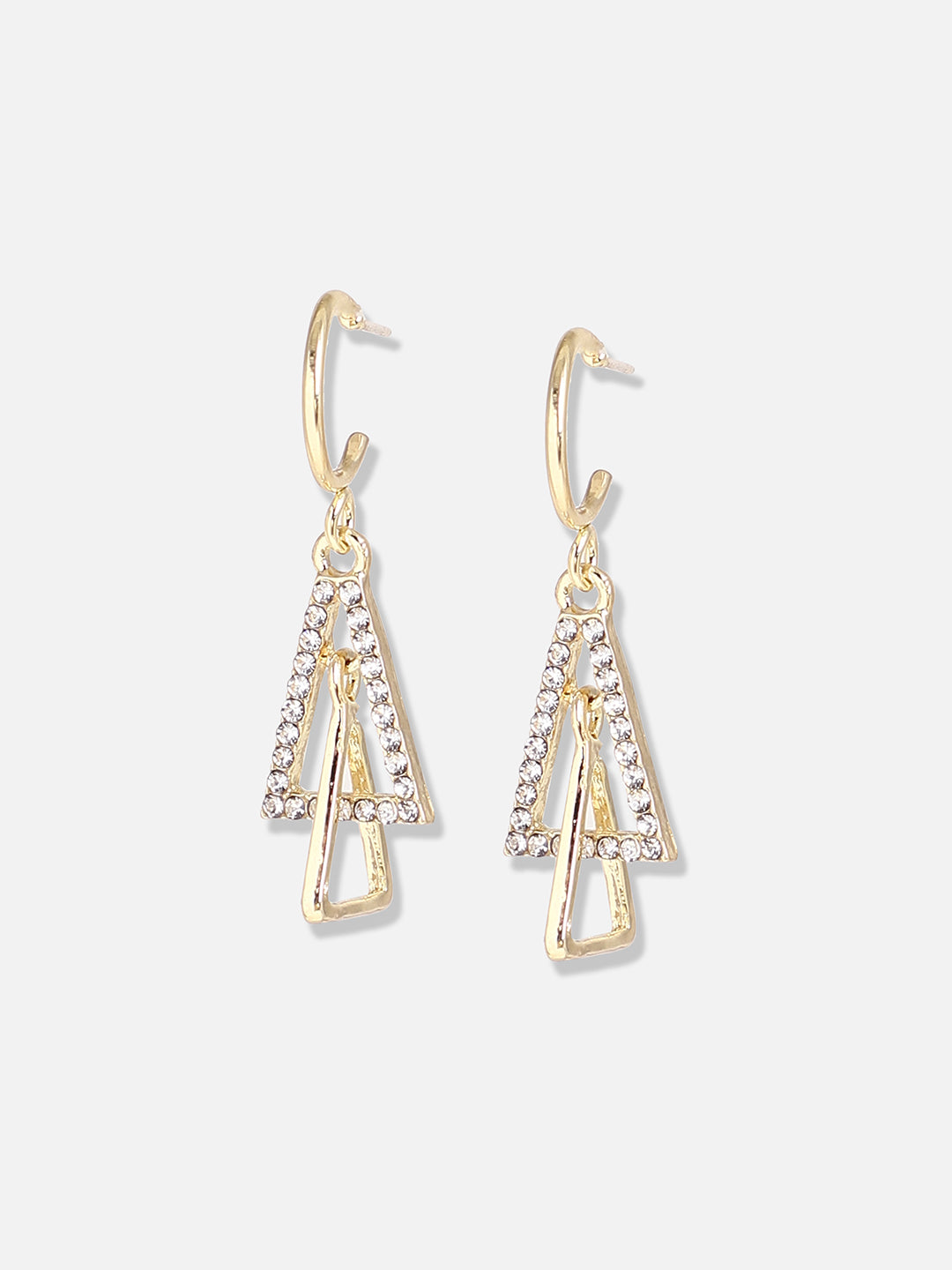 Women Gold Plated Designer Casual Drop Earring
