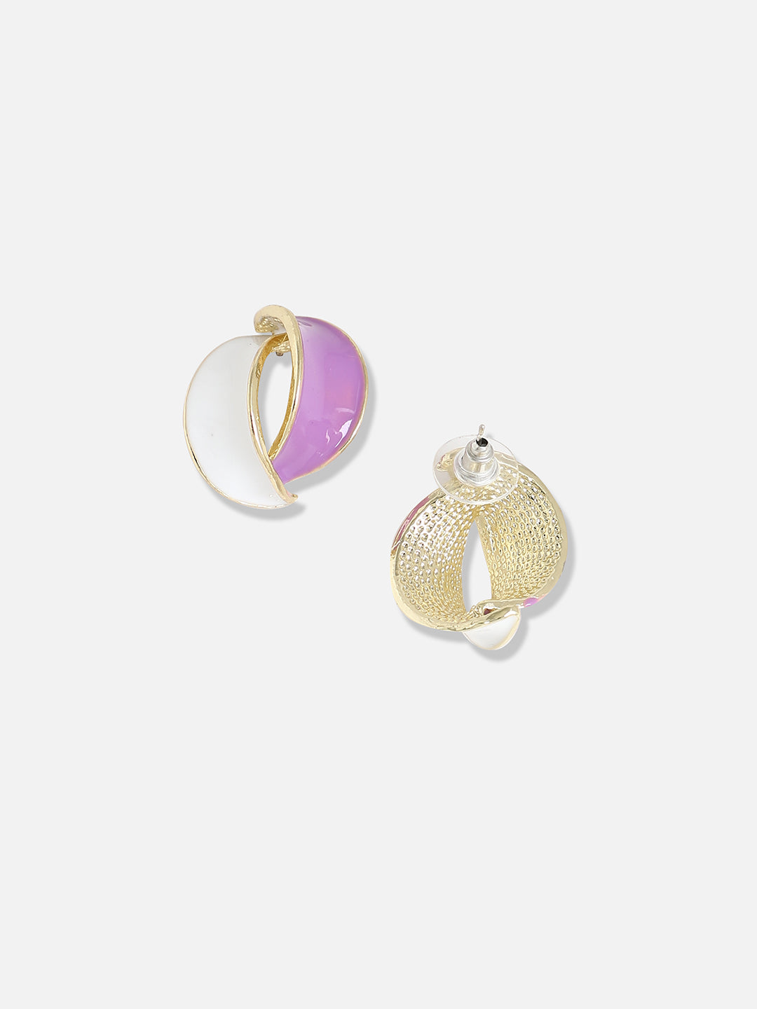 Women White Gold Plated Designer Stone Casual Drop Earring