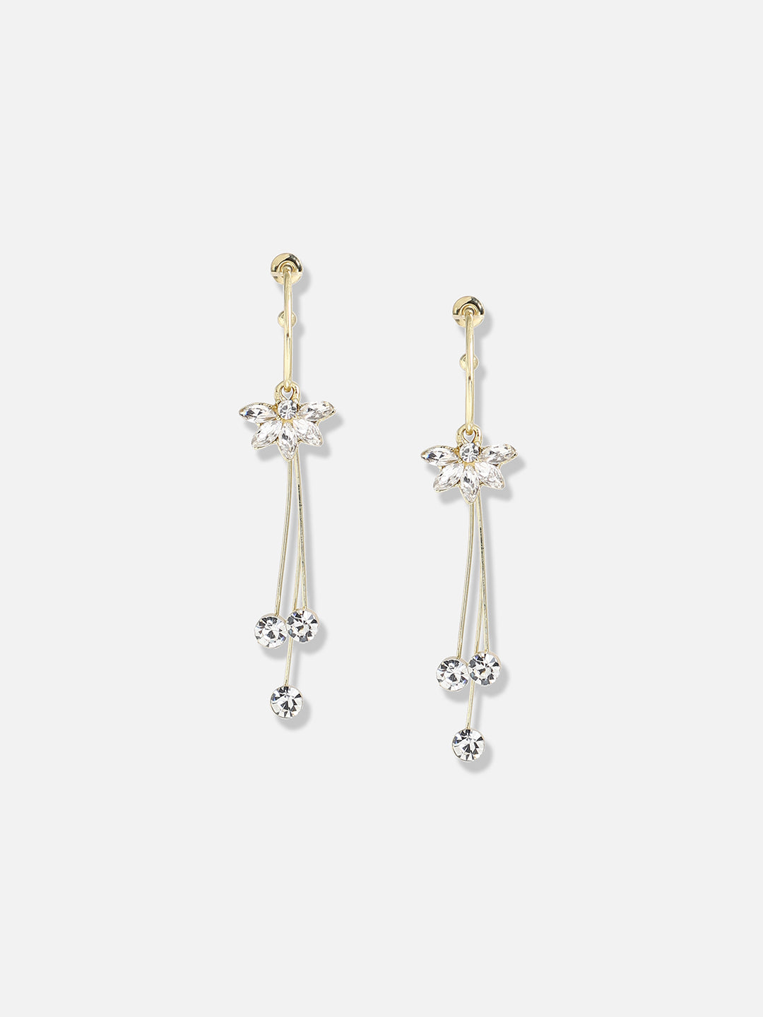 Women Silver Plated Pearls Casual Drop Earring