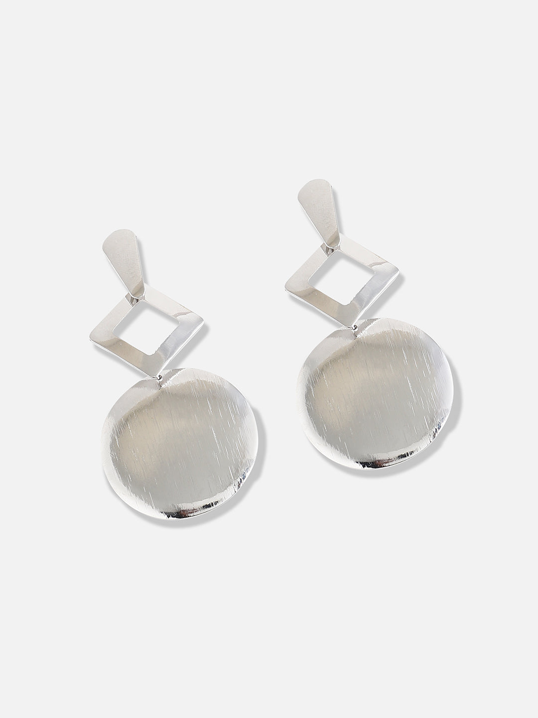Women Silver Plated Designer Party Drop Earring