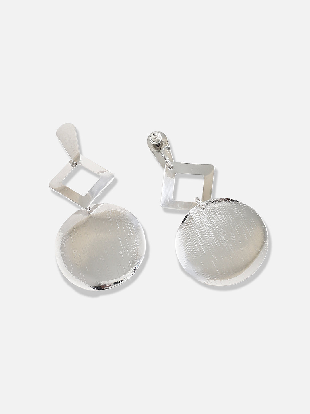 Women Silver Plated Designer Party Drop Earring