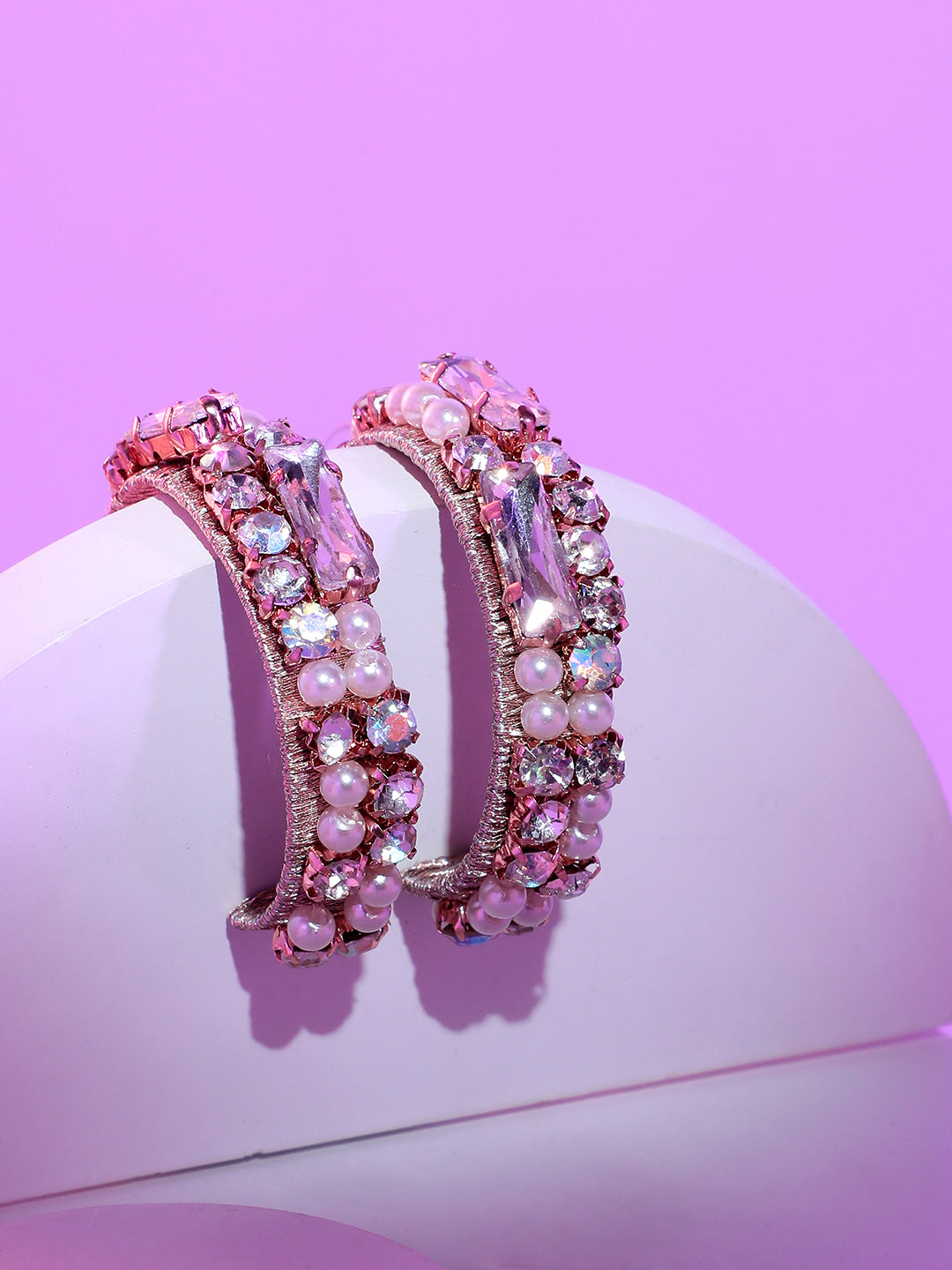 Women Multi Designer Party Hoop Earring
