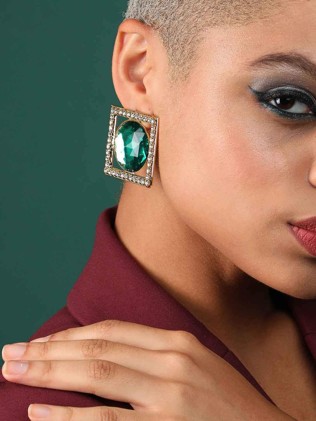 Women Silver Plated Designer Casual Drop Earring