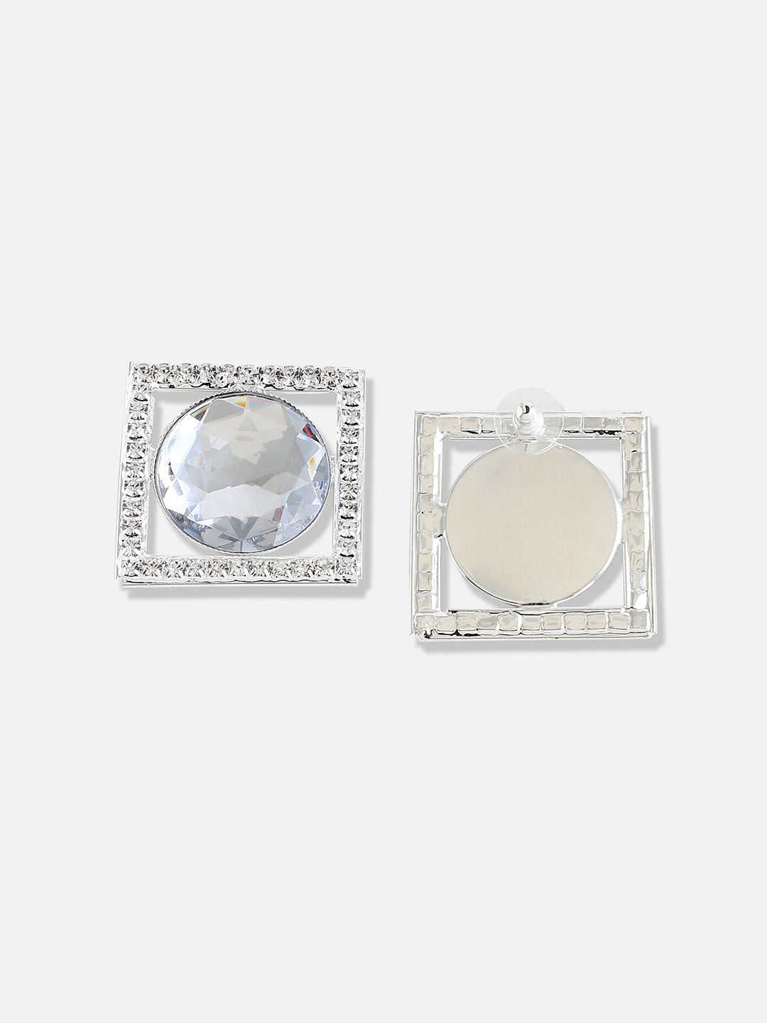 Women Gold Plated Designer Stone Party Necklace and Earring Set