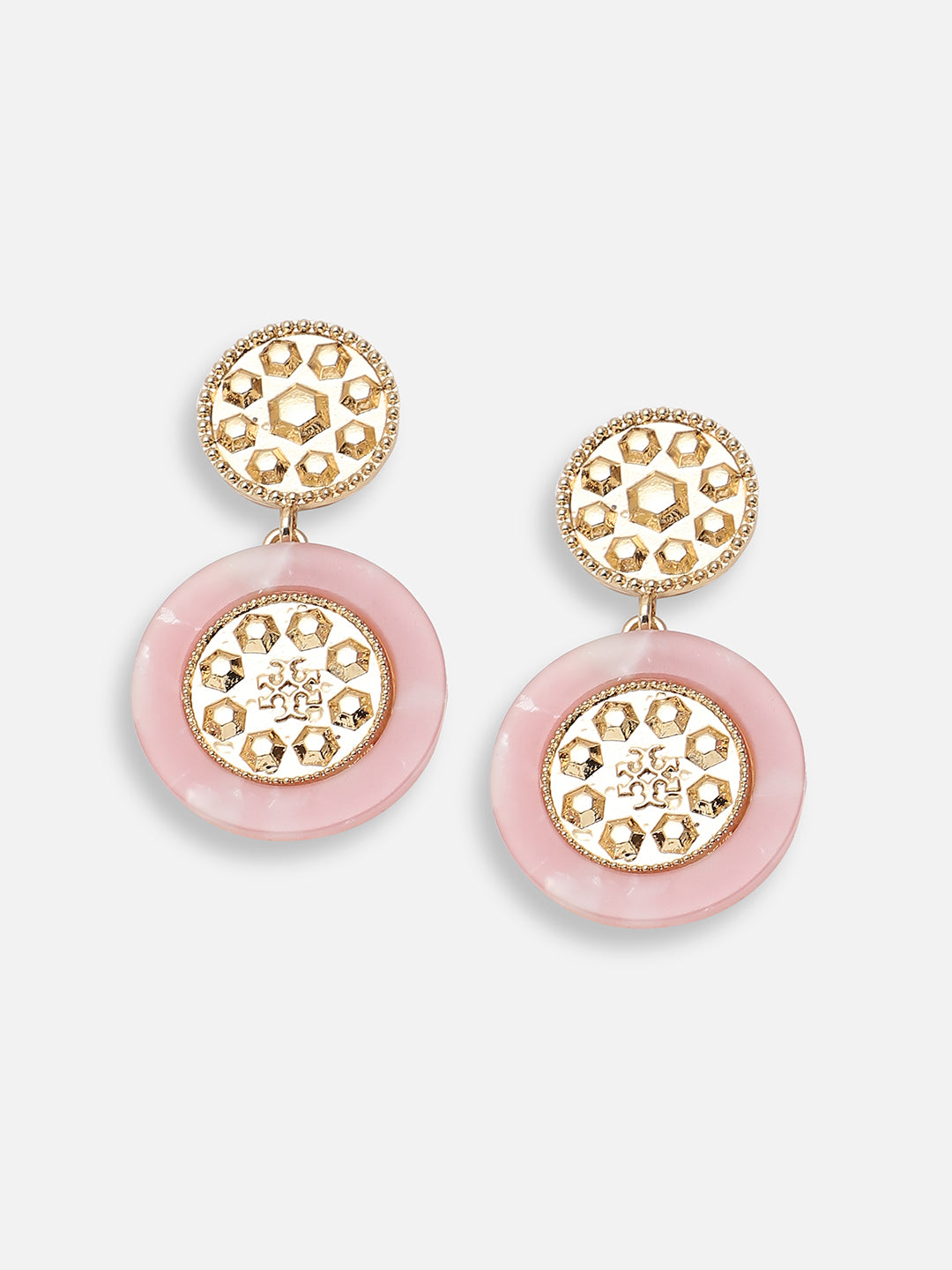 Women Multi Designer Stone Hoop Earring
