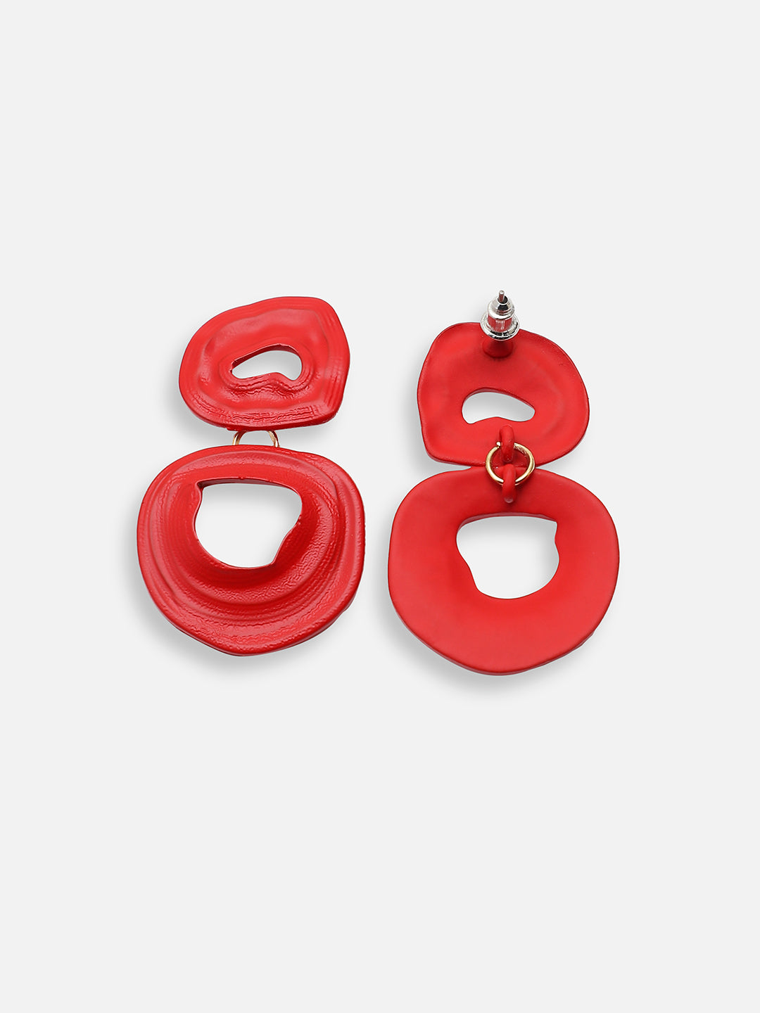 Women Red Designer Stud