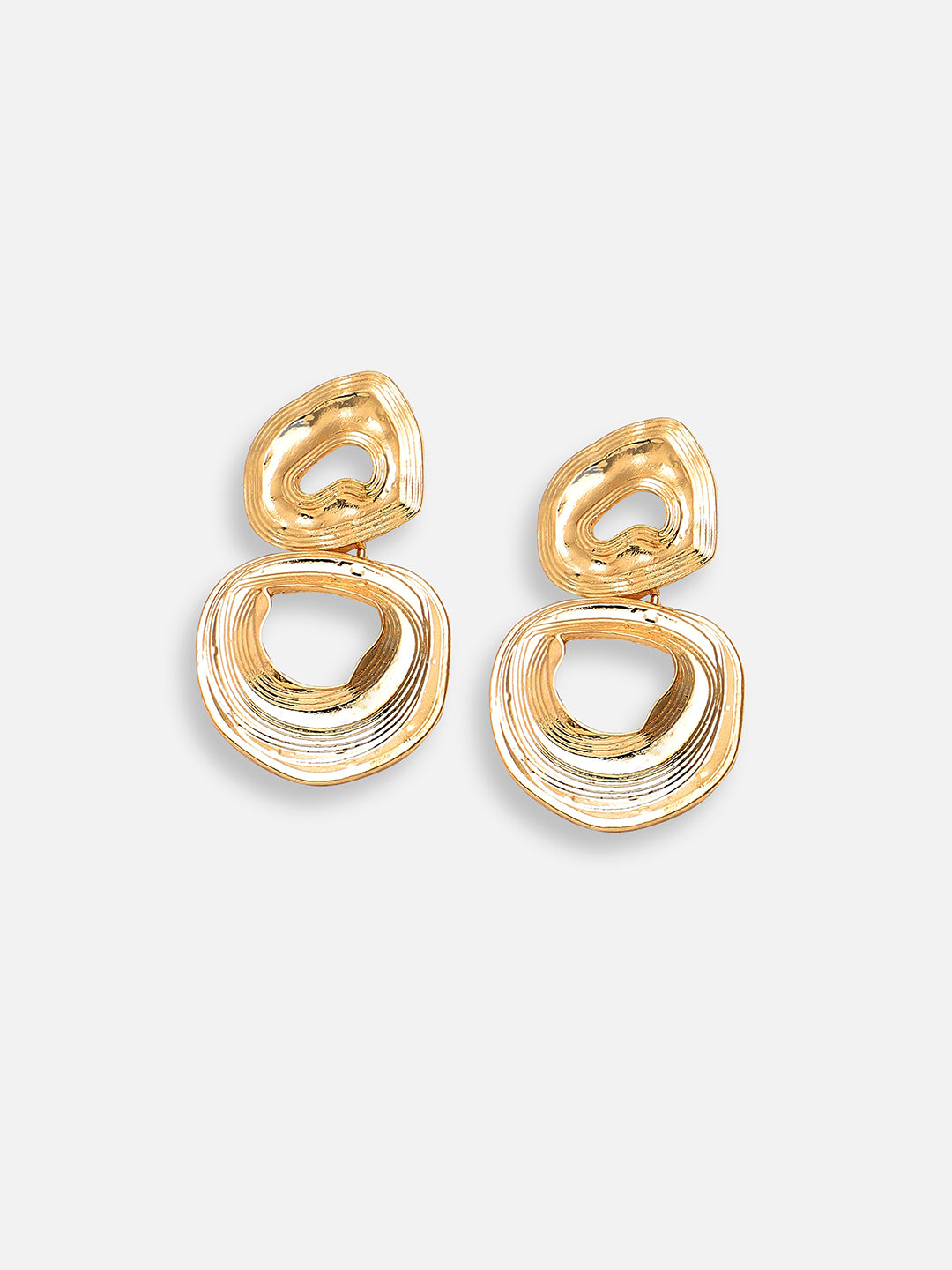 Women Gold Plated Party Designer Drop Earring