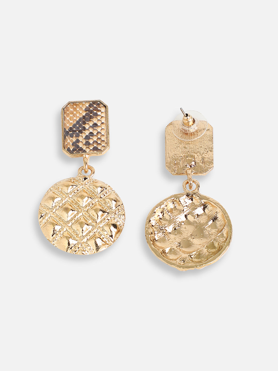 Women Gold Plated Party Designer Drop Earring