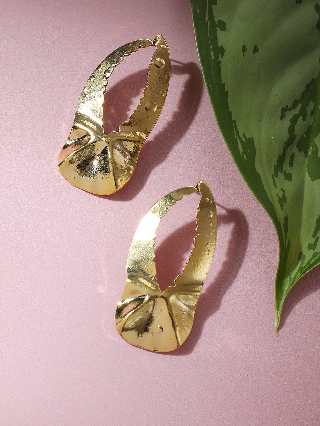 Women Gold Plated Party Designer Stone Drop Earring